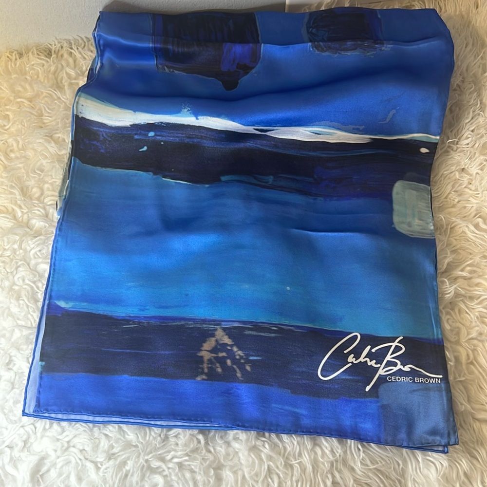 Cedric brown long scarf